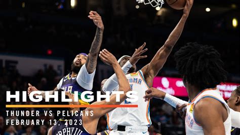 thunder vs pelicans highlights